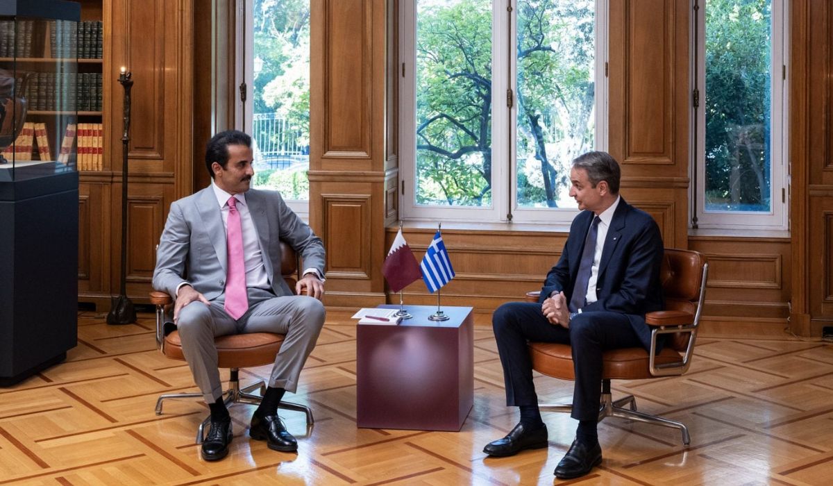 Qatar Amir, Greek PM hold talks on ties and regional security